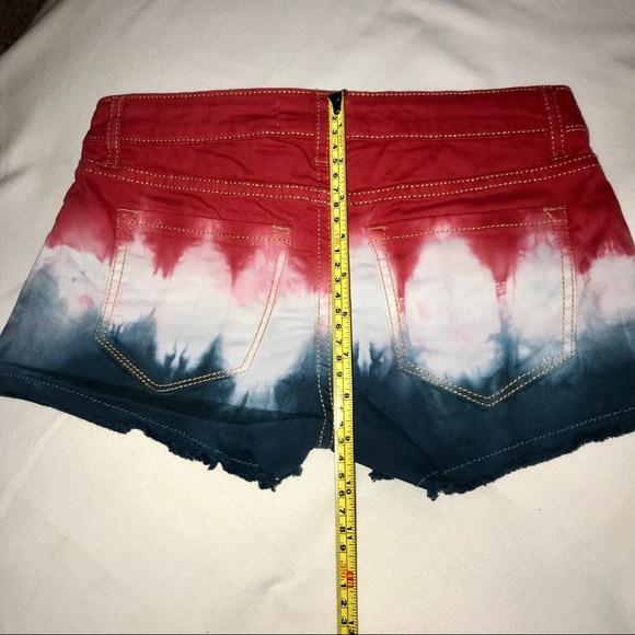 Sold 🇺🇸4th of July Tie Dye Jean Denim Shorts⭐️ - Picture 7 of 7